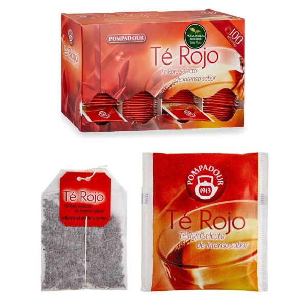 Pompadour Red Tea 100 pcs