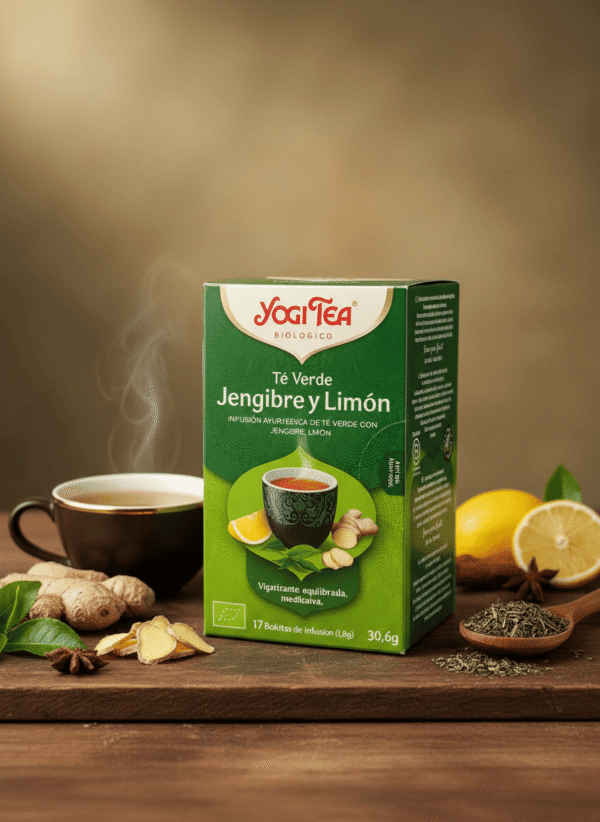 Yogitea Green Tea Ginger and Lemon