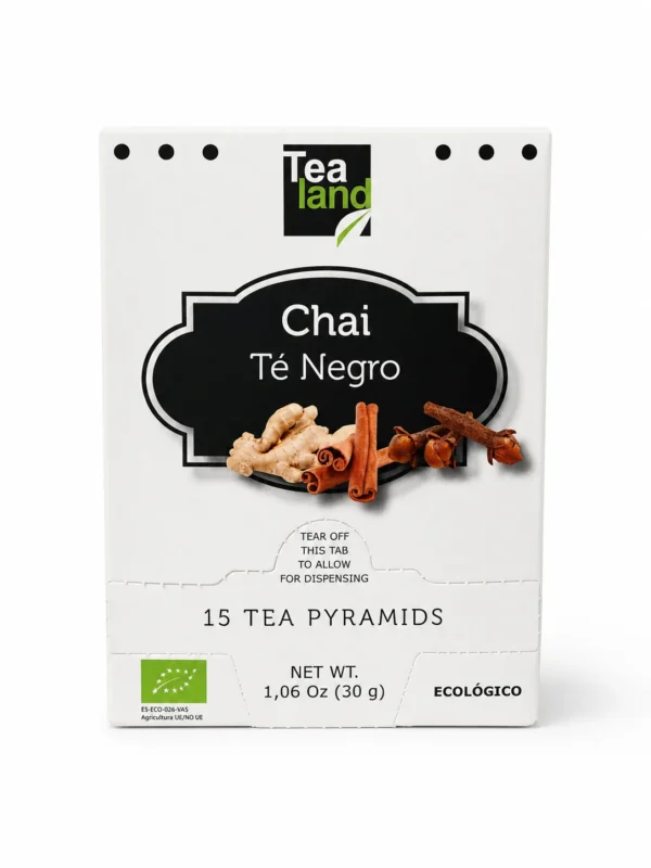 Land Chai Organic Black Tea - 15 Pyramids